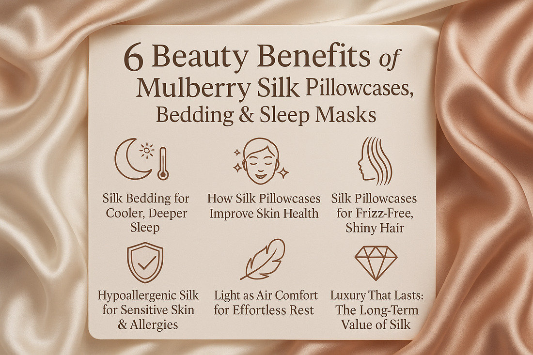 6 Beauty Benefits of Mulberry Silk Pillowcases, Bedding & Sleep Masks
