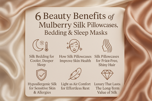 6 Beauty Benefits of Mulberry Silk Pillowcases, Bedding & Sleep Masks