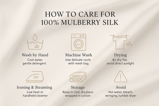 How to Wash & Care for Mulberry Silk Bedding and Pillowcases (Without Ruining Them)